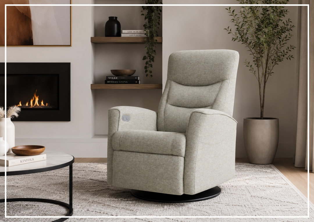 Oslo Power Recliner Chair | Swivel Base | Fjords