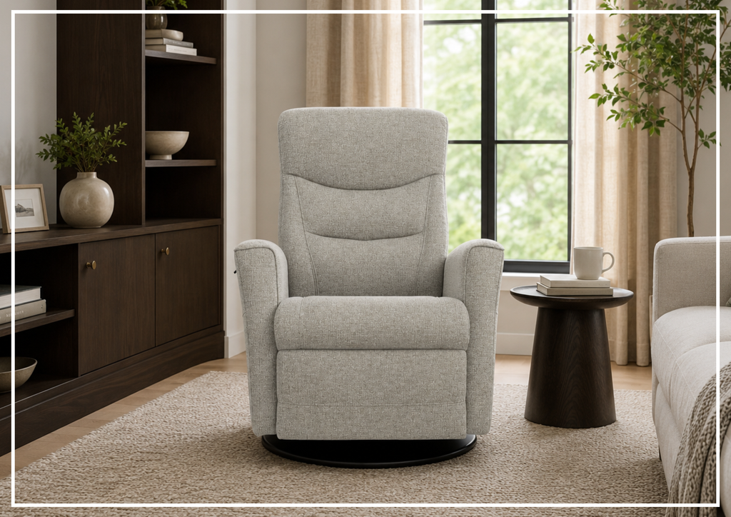 Oslo Power Recliner Chair | Swivel Base | Fjords