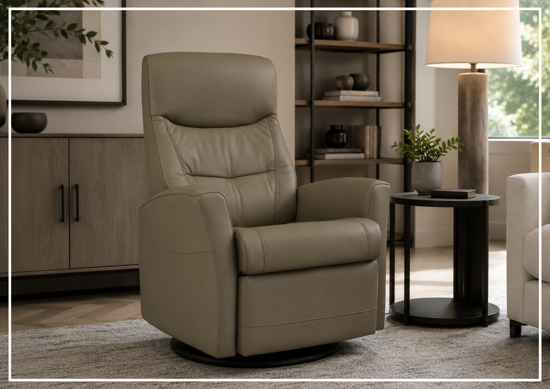 Oslo Power Recliner Chair | Swivel Base | Fjords