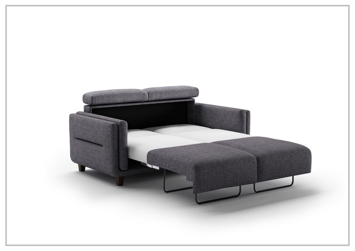 Luonto Paris Fabric Sleeper Sofa with Adjustable Headrests