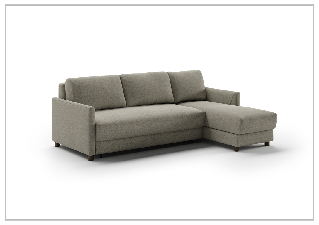 Luonto Pint L-Shaped Sectional Sleeper Sofa with Storage