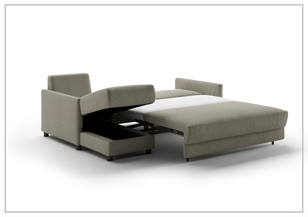 Luonto Pint L-Shaped Sectional Sleeper Sofa with Storage