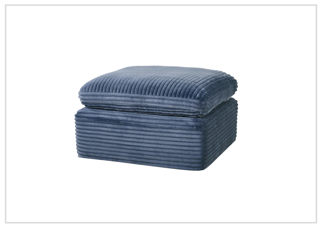 Pacira 3-Seater Sofa with Ottoman | Fabric | Track Arms | Klaussner