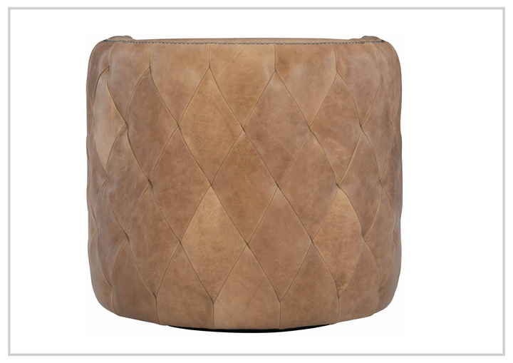 Palazzo Leather Swivel Chair | Tight Back & Swivel Base | Bernhardt