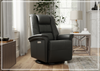 Paris Leather Power Recliner Chair | Swivel Base | Fjords