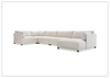 Parker Fabric Sectional With Chaise | Box-Edge Pillows | Bernhardt - Jennihome