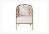 Universal Furniture Pebble Natural Rattan Fabric Accent Chair-Jennihome