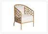 Universal Furniture Pebble Natural Rattan Fabric Accent Chair-Jennihome