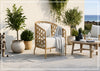 Universal Furniture Pebble Natural Rattan Fabric Accent Chair-Jennihome