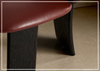 Pentley Dining Chair | Leather | Solid Wood Frame | Klaussner