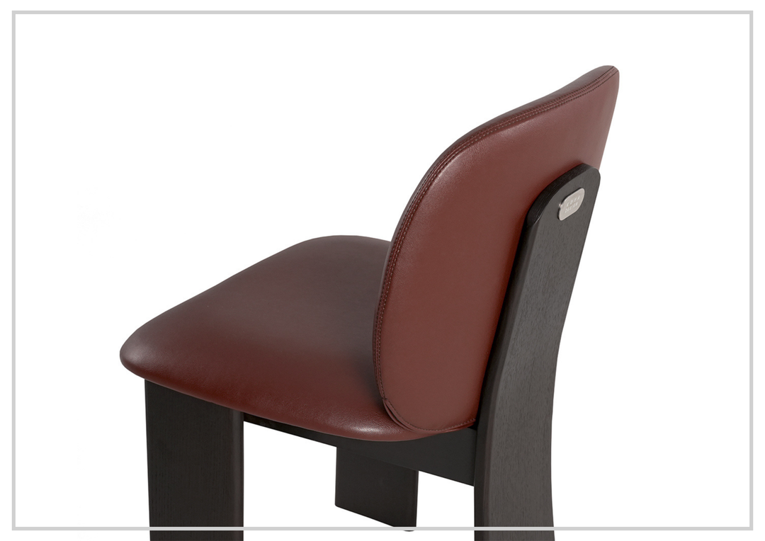 Pentley Dining Chair | Leather | Solid Wood Frame | Klaussner