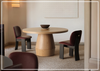 Pentley Dining Chair | Leather | Solid Wood Frame | Klaussner
