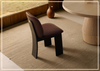 Pentley Dining Chair | Leather | Solid Wood Frame | Klaussner