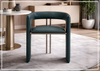 Purezza Accent Chair | Slate Gray Leather | Klaussner - Jennihome