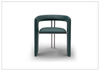 Purezza Accent Chair | Slate Gray Leather | Klaussner - Jennihome