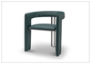 Purezza Accent Chair | Slate Gray Leather | Klaussner - Jennihome