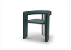 Purezza Accent Chair | Slate Gray Leather | Klaussner - Jennihome