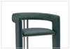 Purezza Accent Chair | Slate Gray Leather | Klaussner - Jennihome