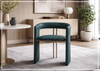 Purezza Accent Chair | Slate Gray Leather | Klaussner - Jennihome