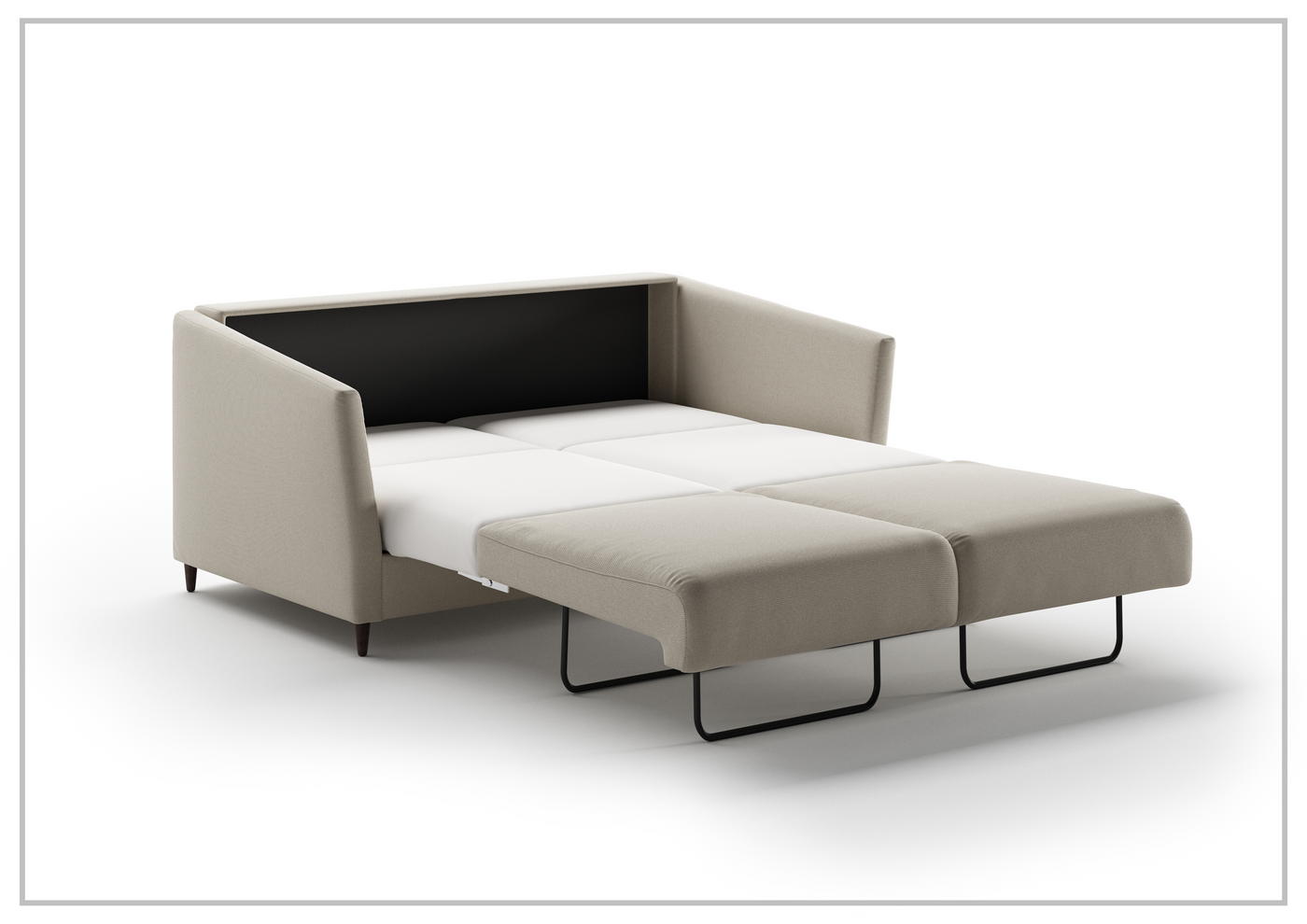 Luonto Erika Fabric Dual motion Sofa Sleeper with Foam Mattress