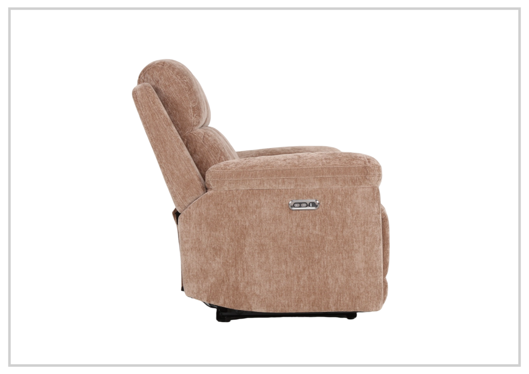 Ravenwood Power Recliner Chair | Brown Fabric | USB Charging | Klaussner-Jenni Home