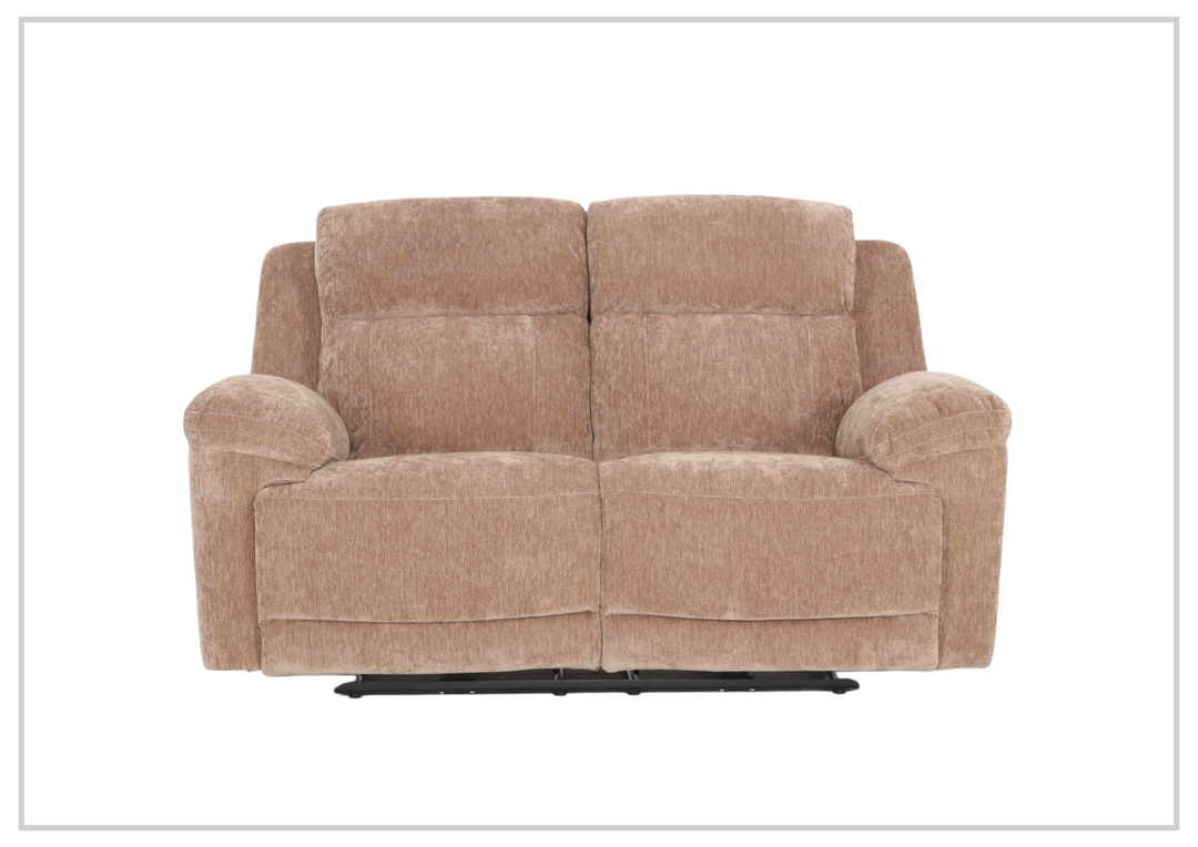 Ravenwood Power Reclining Loveseat | Brown Fabric | USB Charging | Klaussner-JenniHome