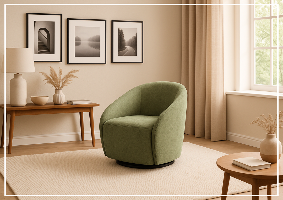 Regalia Fabric Chair | Swivel Base | Luonto
