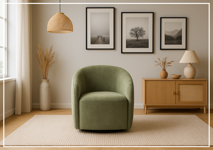 Regalia Fabric Chair | Swivel Base | Luonto