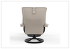 Regent R Leather Manual Recliner Chair |Swivel Based | Footstool | Fjords