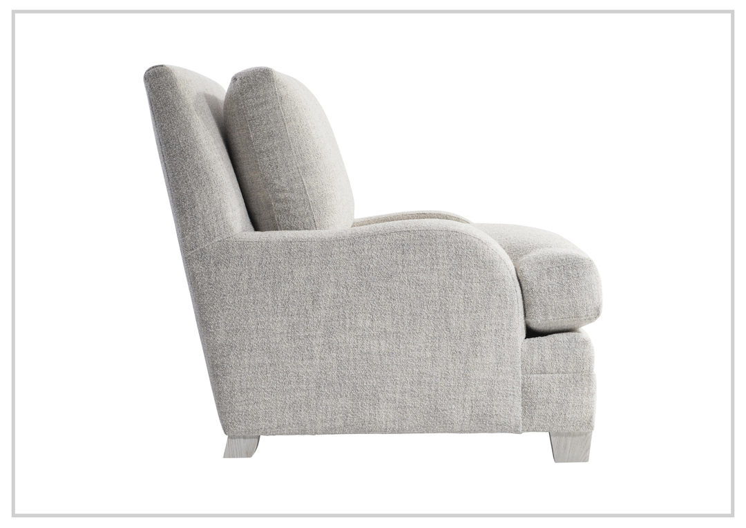 Rollins Fabric Chair | Shaped Track Arm | Throw Pillow | Bernhardt - Jennihome