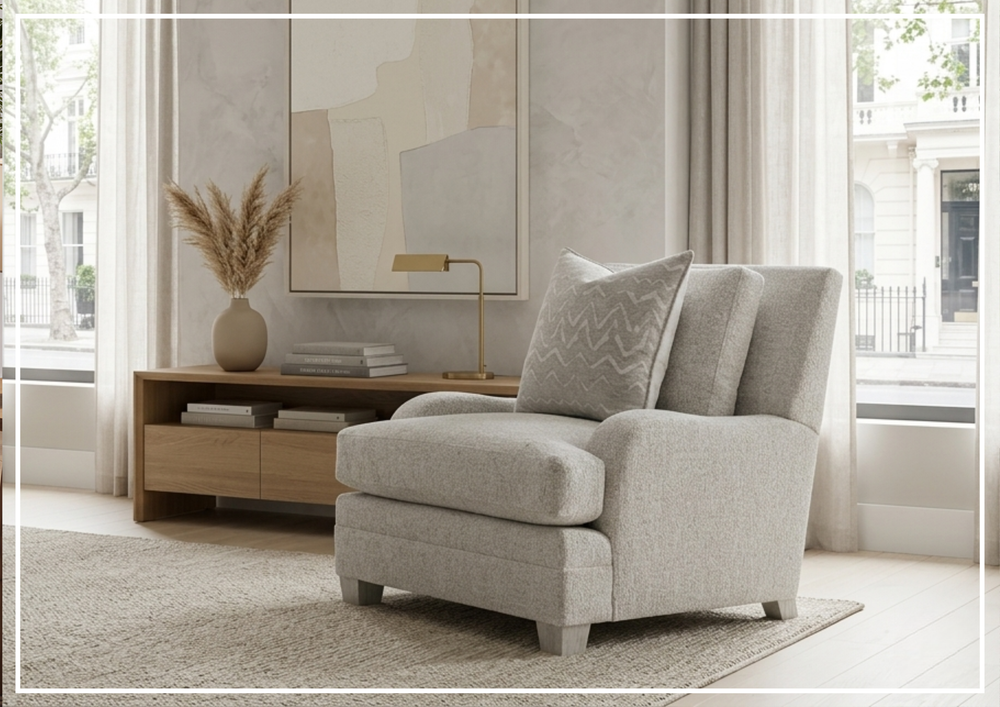 Rollins Fabric Chair | Shaped Track Arm | Throw Pillow | Bernhardt - Jennihome