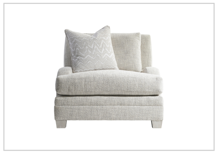 Rollins Fabric Chair | Shaped Track Arm | Throw Pillow | Bernhardt - Jennihome