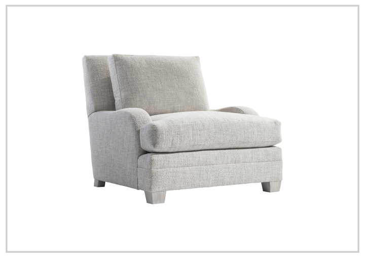 Rollins Fabric Chair | Shaped Track Arm | Throw Pillow | Bernhardt - Jennihome