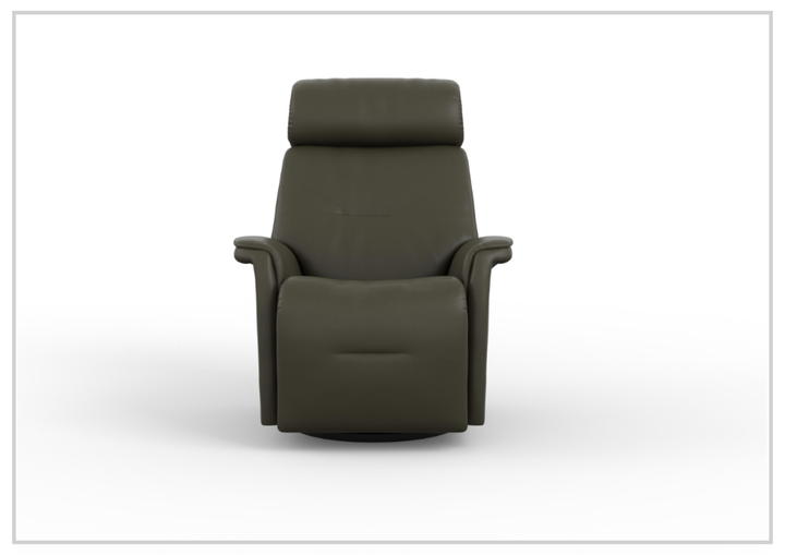 Fjords Rome Leather Power Recliner with Motorized Controls