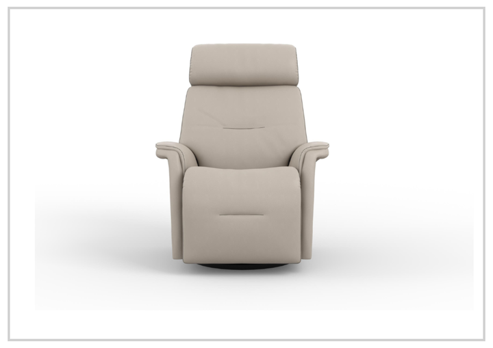 Fjords Rome Leather Power Recliner with Motorized Controls