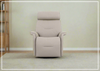 Fjords Rome Leather Power Recliner with Motorized Controls