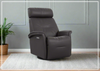 Fjords Rome Leather Power Recliner with Motorized Controls