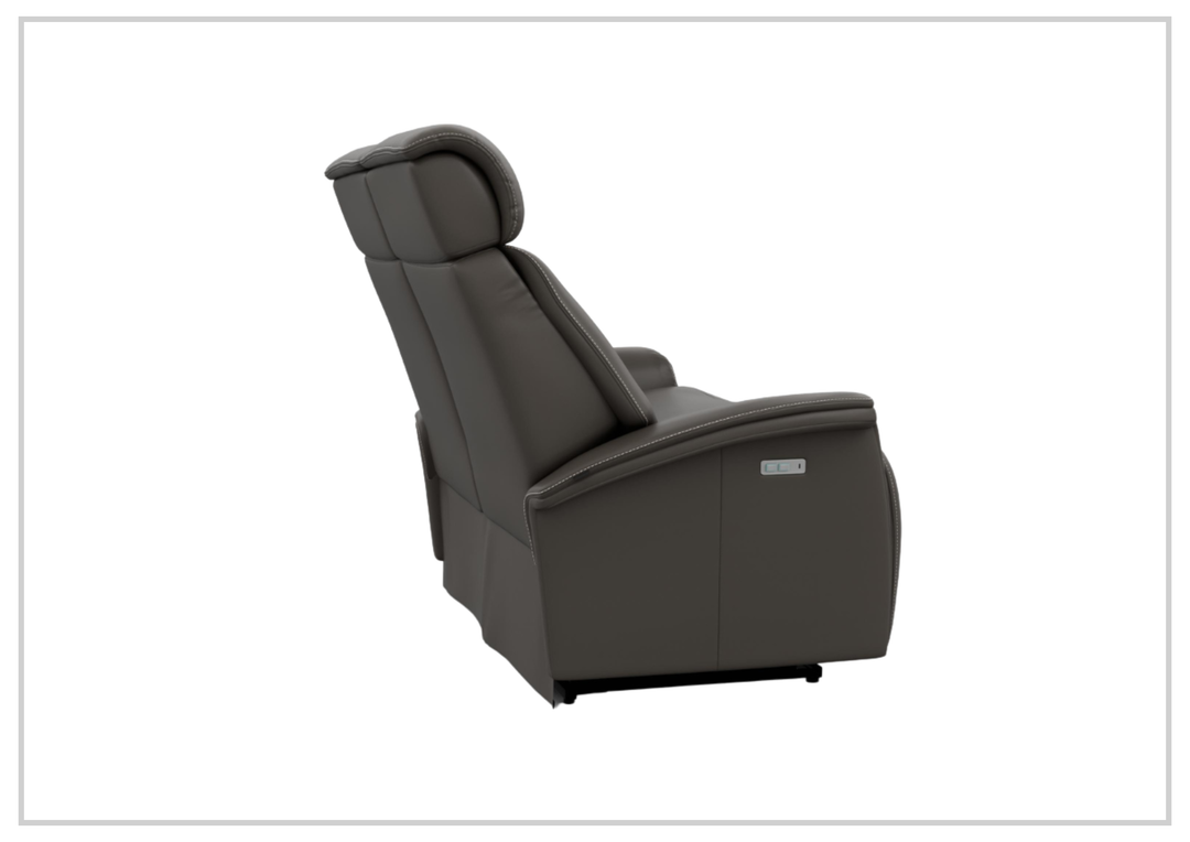 Fjords Rome Motorized 3-Seater Leather Sofa with Wall-Saver Design-Jennihome