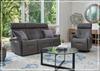 Fjords Rome Motorized 3-Seater Leather Sofa with Wall-Saver Design-Jennihome