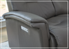 Fjords Rome Leather Power Reclining Loveseat featuring Wall-Saver Mechanism