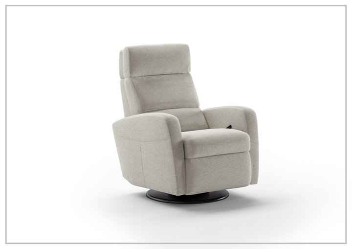 Luonto Sloped Fabric Recliner Chair with Adjustable Headrest