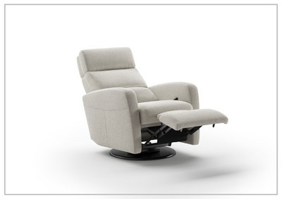 Luonto Sloped Fabric Recliner Chair with Adjustable Headrest