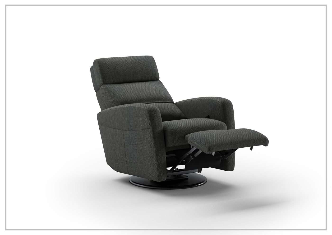 Luonto Sloped Fabric Recliner Chair with Adjustable Headrest