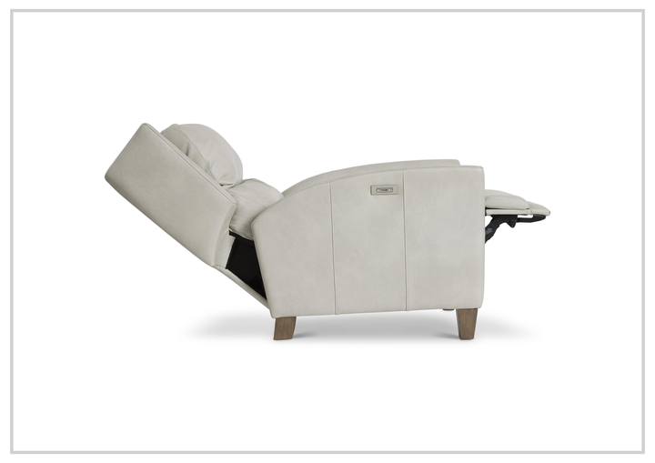 Weller Leather Power Motion Chair | Bustle Back | USB Charging | Bernhardt-Jennihome