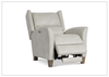 Weller Leather Power Motion Chair | Bustle Back | USB Charging | Bernhardt-Jennihome