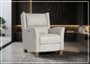 Weller Leather Power Motion Chair | Bustle Back | USB Charging | Bernhardt-Jennihome