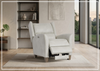 Weller Leather Power Motion Chair | Bustle Back | USB Charging | Bernhardt-Jennihome
