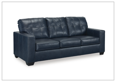 Gio Italia Salvatore 3-Seater Queen Leather Sofa Sleeper in Two Color Option