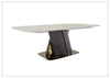 Savona Dining Table | With Beige Marble Finish | Klaussner - Jennihome