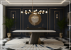 Savona Dining Table | With Beige Marble Finish | Klaussner - Jennihome